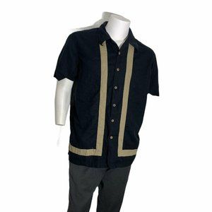 Haggar Mens XXL Short Sleeve Button Up Shirt